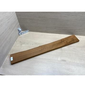 Клён Волнистый Печёный 180гр заготовка для грифа электрогитары Радиал А Волна ААА 22х87-75х755 мм (присутствуют сучки)-12