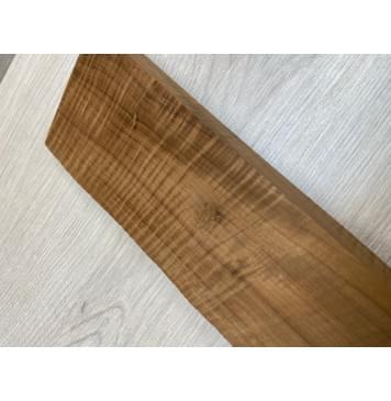 Клён Волнистый Печёный 180гр заготовка для грифа электрогитары Радиал А Волна ААА 22х87-75х755 мм (присутствуют сучки)-14