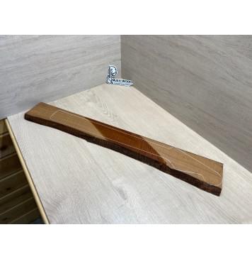 Клён Волнистый Печёный 180гр заготовка для грифа электрогитары Радиал А Волна ААА 22х87-75х755 мм (присутствуют сучки)-17