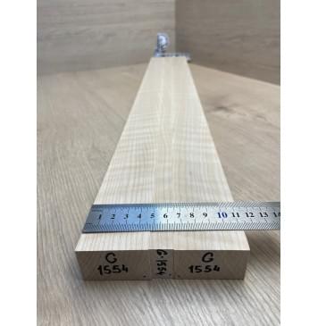 Клён Белый Явор, Волнистый заготовка грифа для электрогитары Радиал АА Волна ААА 29х(47-15-47)х800 мм -из 3х частей-6