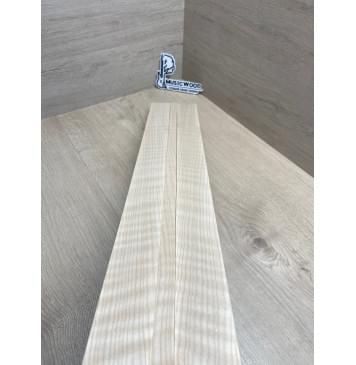 Клён Белый Явор, Волнистый заготовка грифа для электрогитары Радиал АА Волна ААА 29х(47-15-47)х800 мм -из 3х частей-8