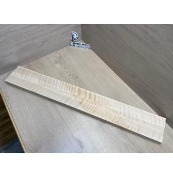 Клён Белый Явор, Волнистый заготовка грифа для электрогитары Радиал АА Волна ААА 29х(47-15-47)х800 мм -из 3х частей-14