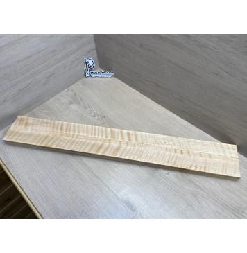 Клён Белый Явор, Волнистый заготовка грифа для электрогитары Радиал АА Волна ААА 29х(47-15-47)х800 мм -из 3х частей-0