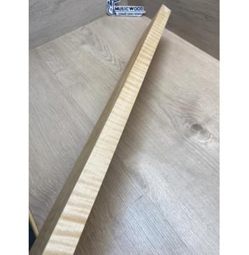 Клён Белый Явор, Волнистый заготовка грифа для бас-гитары Тангент ААА Волна ААА 28х127-110х895 мм-15