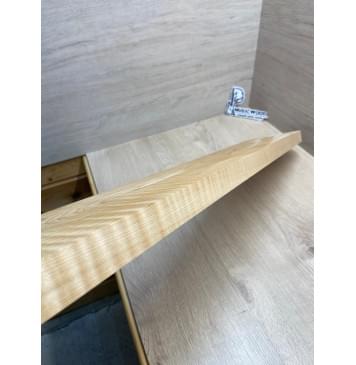 Клён Белый Явор, Волнистый заготовка грифа для бас-гитары Тангент ААА Волна ААА 28х127-110х895 мм-8