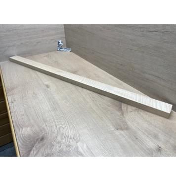 Клён Белый Явор, Волнистый заготовка для переклеенного сквозного грифа гитары Радиал АА Волна ААА 27х56х1130 мм-5