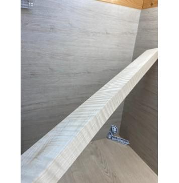 Клён Белый Явор, Волнистый заготовка для переклеенного сквозного грифа гитары Радиал АА Волна ААА 27х56х1130 мм-3