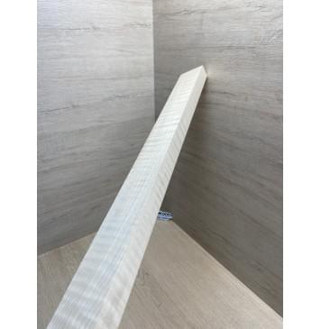 Клён Белый Явор, Волнистый заготовка для переклеенного сквозного грифа гитары Радиал АА Волна ААА 27х56х1130 мм-8