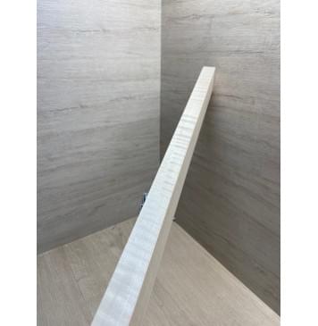 Клён Белый Явор, Волнистый заготовка для переклеенного сквозного грифа гитары Радиал АА Волна ААА 27х56х1130 мм-6