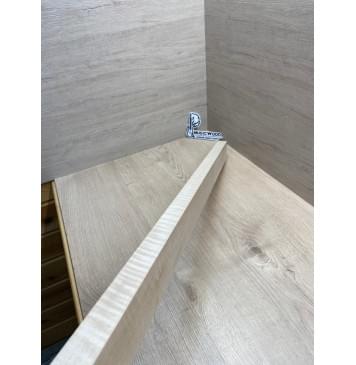 Клён Белый Явор, Волнистый заготовка для переклеенного сквозного грифа гитары Радиал АА Волна ААА 27х56х1130 мм-12