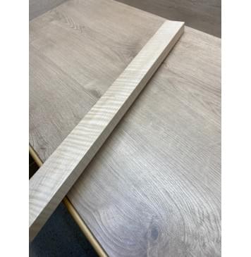 Клён Белый Явор, Волнистый заготовка для переклеенного сквозного грифа гитары Радиал АА Волна ААА 27х56х1130 мм-21