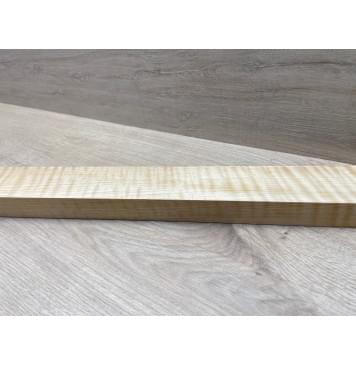 Клён Белый Явор, Волнистый заготовка для переклеенного сквозного грифа гитары Радиал АА Волна ААА 27х56х1130 мм-16