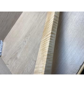 Клён Белый Явор, Волнистый заготовка для переклеенного сквозного грифа гитары Радиал АА Волна ААА 27х56х1130 мм-17