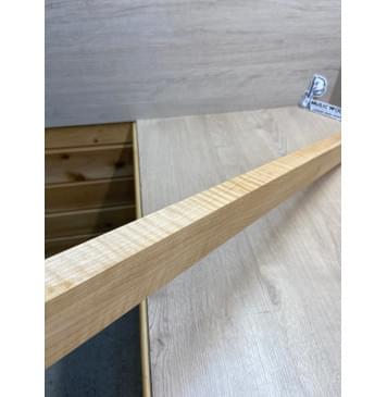 Клён Белый Явор, Волнистый заготовка для переклеенного сквозного грифа гитары Радиал АА Волна ААА 27х56х1130 мм-10