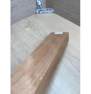 Окуме (Габон) Универсальная заготовка Смешанный ААА 43х87х360 мм-3