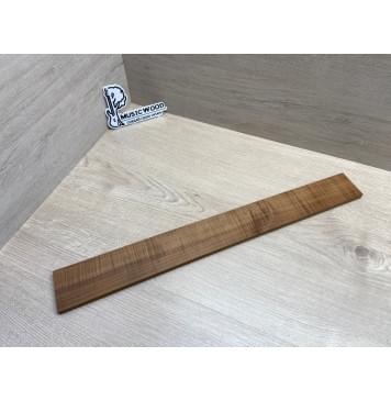 Клён Волнистый Печёный 180 гр заготовка накладки для электрогитары Радиал АА Волна ААА 10х63-55х533 мм-0