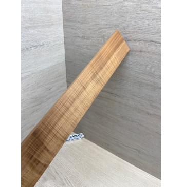 Клён Волнистый Печёный 180 гр заготовка накладки для электрогитары Радиал АА Волна ААА 10х63-55х533 мм-11