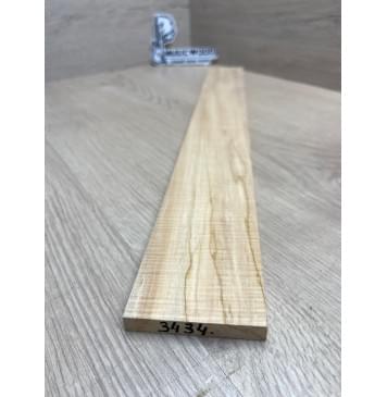 Клён Американский Волнистый заготовка накладки для электрогитары Смешанный ААА Волна АА 9х62х520 мм-1