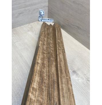 Овенгкол заготовка грифа для электрогитары Радиал ААААА 30х(51-23-51)х725 мм - из 3х частей-5