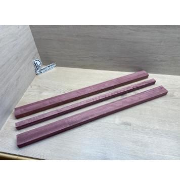 Амарант Волнистый заготовка грифа для электрогитары Радиал АА Волна А 26х(47-22-47)х740 мм -из 3х частей-6