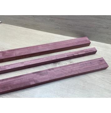 Амарант Волнистый заготовка грифа для электрогитары Радиал АА Волна А 26х(47-22-47)х740 мм -из 3х частей-8