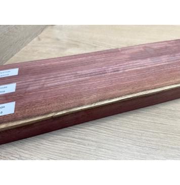 Амарант Волнистый заготовка грифа для электрогитары Радиал АА Волна А 26х(47-22-47)х740 мм -из 3х частей-10