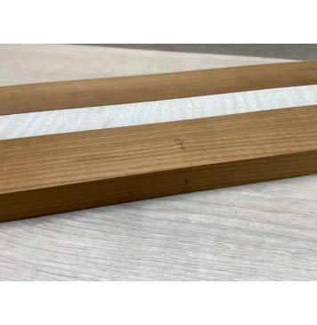 Клён Печёный 180гр/Клён Белый Явор, Волнистый заготовка для переклеенного грифа электрогитары Радиал АА Волна ААА 23х(45-28-45)х750 мм - из 3х частей-11