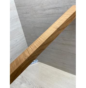 Клён Волнистый Печёный 180гр/Клён Белый Явор, Волнистый заготовка для переклеенного грифа электрогитары Радиал АА Волна ААА 26х(42-22-42)х685 мм - из 3х частей-11