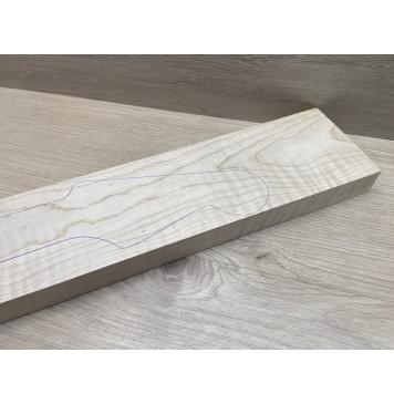 Клён Белый Явор, Волнистый заготовка грифа для электрогитары Тангент ААА Волна ААА 30х97х790 мм-3