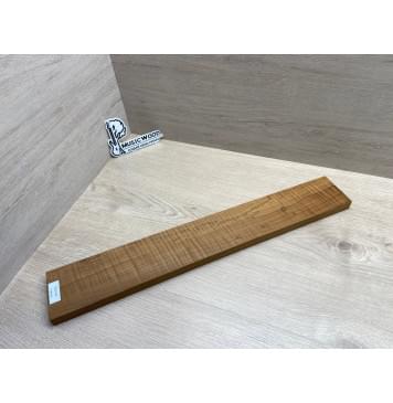 Клён Волнистый Печёный 180гр заготовка грифа для Безголовой гитары Радиал А Волна ААА 21х87-77х560 мм-8