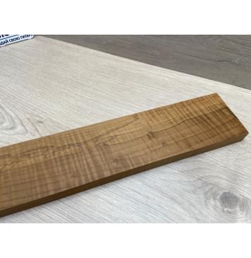 Клён Волнистый Печёный 180гр заготовка грифа для Безголовой гитары Радиал А Волна ААА 21х87-77х560 мм-9