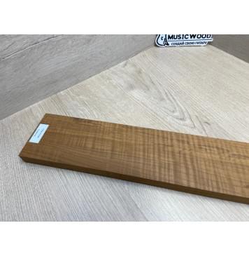 Клён Волнистый Печёный 180гр заготовка грифа для Безголовой гитары Радиал А Волна ААА 21х87-77х560 мм-10