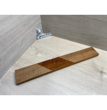 Клён Волнистый Печёный 180гр заготовка грифа для Безголовой гитары Радиал А Волна ААА 21х87-77х560 мм-12