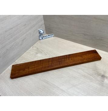 Клён Волнистый Печёный 180гр заготовка грифа для Безголовой гитары Радиал А Волна ААА 21х87-77х560 мм-0
