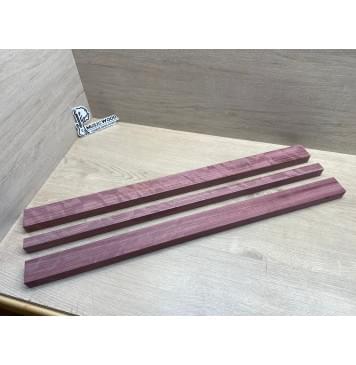 Амарант Волнистый заготовка грифа для электрогитары Радиал ААА Волна АА 26.4х(47-22.5-47)х740 мм -из 3х частей-4