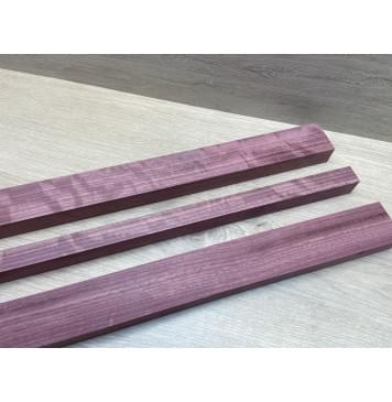 Амарант Волнистый заготовка грифа для электрогитары Радиал ААА Волна АА 26.4х(47-22.5-47)х740 мм -из 3х частей-6