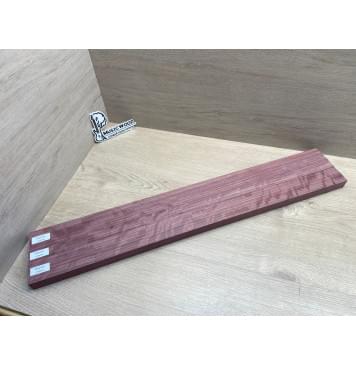 Амарант Волнистый заготовка грифа для электрогитары Радиал ААА Волна АА 26.4х(47-22.5-47)х740 мм -из 3х частей-8