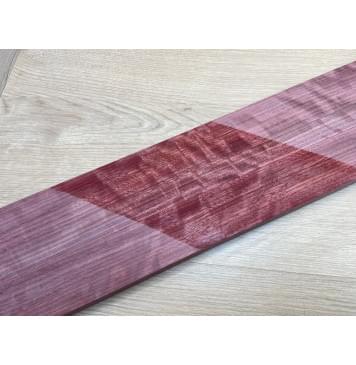 Амарант Волнистый заготовка грифа для электрогитары Радиал ААА Волна АА 26.4х(47-22.5-47)х740 мм -из 3х частей-12