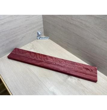 Амарант Волнистый заготовка грифа для электрогитары Радиал ААА Волна АА 26.4х(47-22.5-47)х740 мм -из 3х частей-11