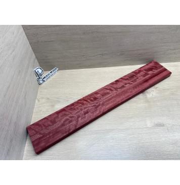 Амарант Волнистый заготовка грифа для электрогитары Радиал ААА Волна АА 26.4х(47-22.5-47)х740 мм -из 3х частей-0