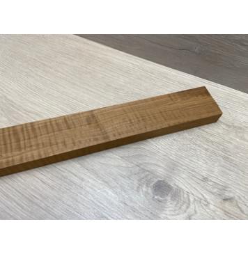 Клён Волнистый Печёный 180гр заготовка грифа для Безголовой гитары Радиал А Волна ААА 21х62-52х595 мм-4