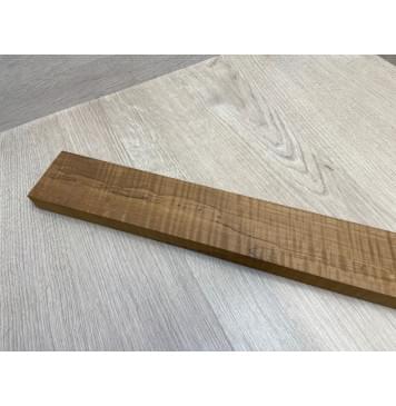 Клён Волнистый Печёный 180гр заготовка грифа для Безголовой гитары Радиал А Волна ААА 21х62-52х595 мм-5