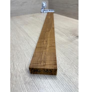 Клён Волнистый Печёный 180гр заготовка грифа для Безголовой гитары Радиал А Волна ААА 21х62-52х595 мм-2