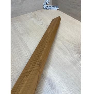 Клён Волнистый Печёный 180гр заготовка грифа для Безголовой гитары Радиал А Волна ААА 21х62-52х595 мм-6