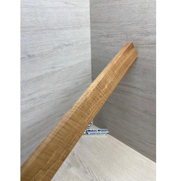 Клён Волнистый Печёный 180гр заготовка грифа для Безголовой гитары Радиал А Волна ААА 21х62-52х595 мм-10
