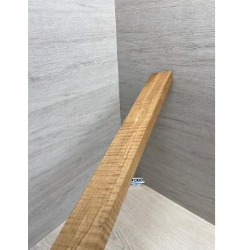 Клён Волнистый Печёный 180гр заготовка грифа для Безголовой гитары Радиал А Волна ААА 21х62-52х595 мм-11