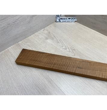Клён Волнистый Печёный 180гр заготовка грифа для Безголовой гитары Смешанный АА Волна ААА 23.5х74-53х645 мм-5