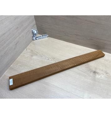 Клён Волнистый Печёный 180гр заготовка грифа для Безголовой гитары Смешанный АА Волна ААА 23.5х74-53х645 мм-9