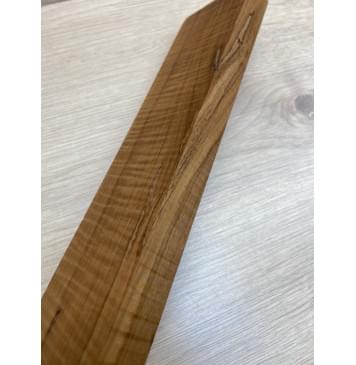 Клён Волнистый Печёный 180гр заготовка грифа для Безголовой гитары Смешанный АА Волна ААА 23.5х74-53х645 мм-10