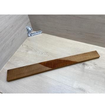 Клён Волнистый Печёный 180гр заготовка грифа для Безголовой гитары Смешанный АА Волна ААА 23.5х74-53х645 мм-15